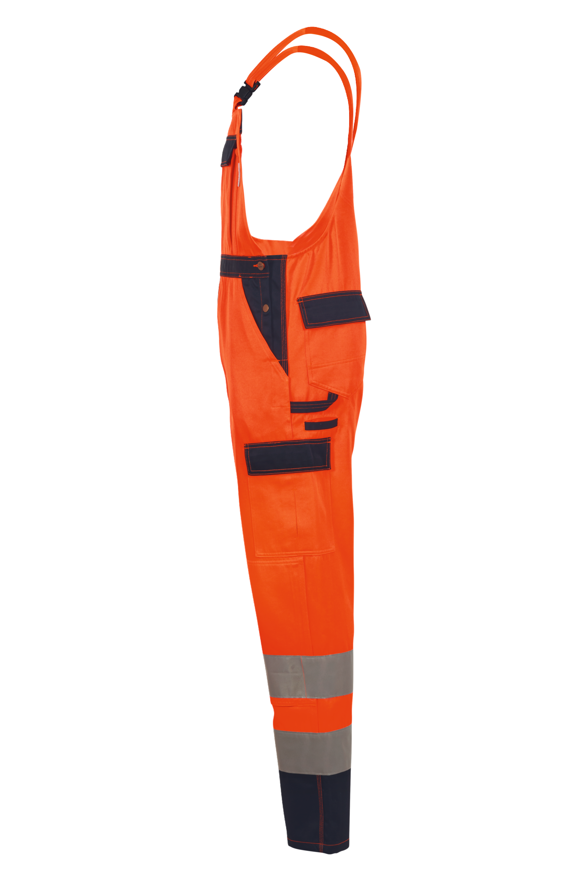 Planam Warnschutz T-Shirt Uni Orange - Sicherheitskleidung Mit Reflexstreifen Für Arbeiten Im Freien